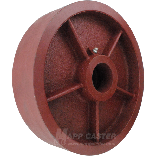 10" x 2-1/2" Ductile Steel Wheel - 4,500 Lbs Capacity
