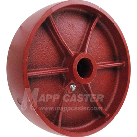 LDS820 8" x 2" Ductile Steel Wheel - 2,000 Lbs Capacity