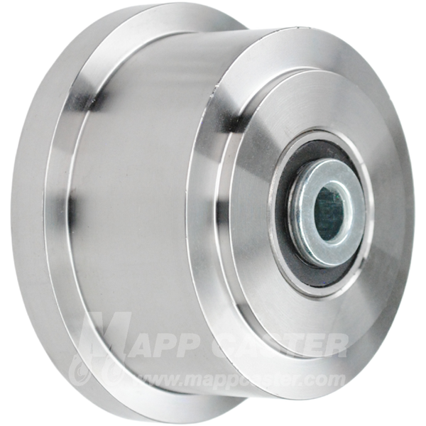 3-1/2" x 1-7/16" Flanged Forged Steel Wheel - 2,200 Lbs Capacity