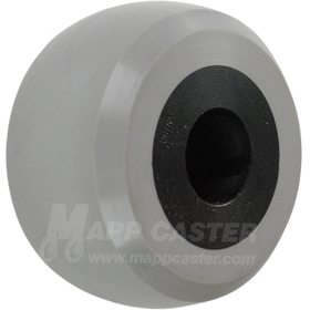 4" x 2" Solid Polyurethane Elastomer Caster Wheel - 1000 Lbs Capacity