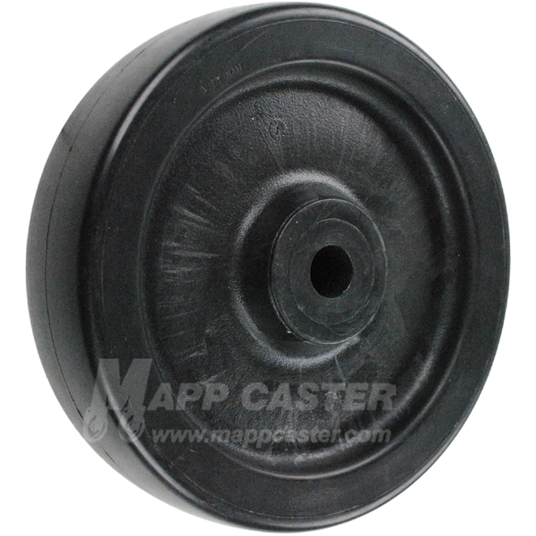 LPO80JB88 8" x 2" Polyolefin (Plastic) Wheel with 3/4" Plain Bore - 900 Lbs Capacity