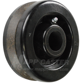 5" x 2" Phenolic V-Groove Wheel - 750 Lbs Capacity