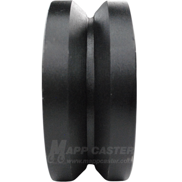 5" x 2" Cast Iron V-Groove Wheel - 900 Lbs Capacity