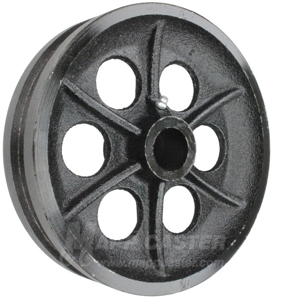 8" x 2" Cast Iron V-Groove Wheel - 1,200 Lbs Capacity