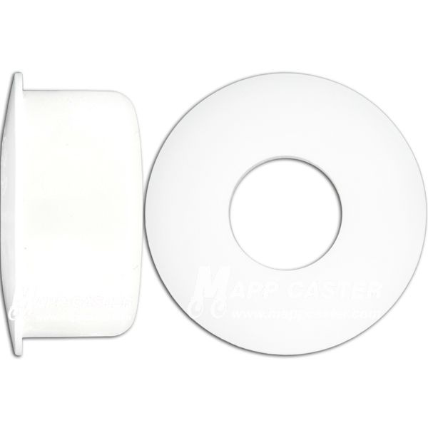 Set of Two Caster Delrin Bushing - 1/2" ID x 1-1/8" OD