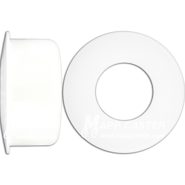 Set of Two Caster Delrin Bushing - 5/8" ID x 1-1/8" OD