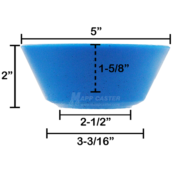 USA Made Tri-Wheel Dolly Cup Insert