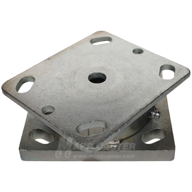 4" x 4-1/2" Kingpinless Turntable - 2,000 Lbs Capacity