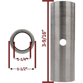 1-1/4" ID x 1-1/2" OD x 3-9/16" Spanner Bushing