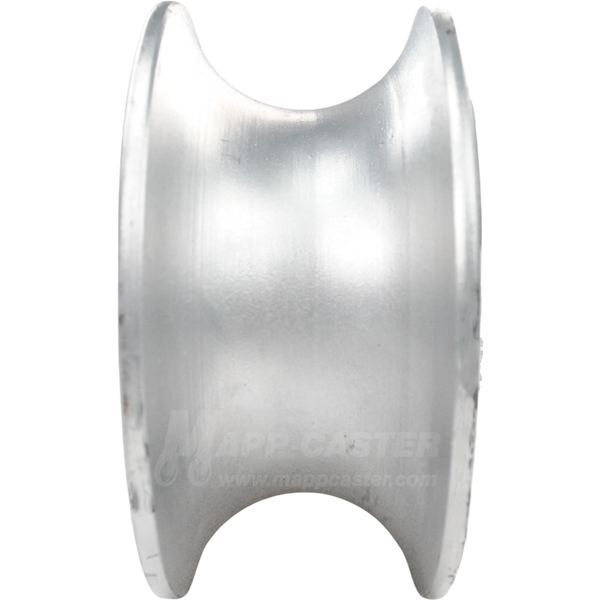 5" x 2-1/4"  Solid Steel U-Groove Wheel - 600 Lbs Capacity