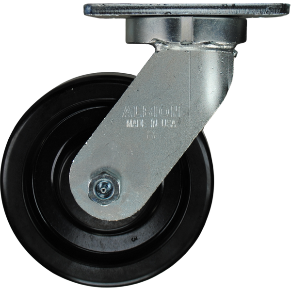 8" x 2-1/2" Phenolic Wheel Swivel Q71 Caster - 2,000 Lbs Capacity