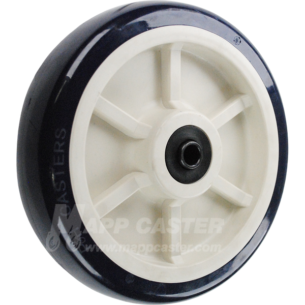 QPRX8M5 8" x 2" PRX Polyurethane on Polyolefin Core Wheel with 1/2" Ball Bearings - 1,200 Lbs Capacity