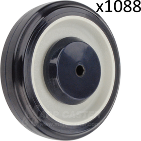 5" x 1-1/4" Shopping Cart Polyurethane Ball Bearing Wheel - Set of 1088 Wheels (Pallet)