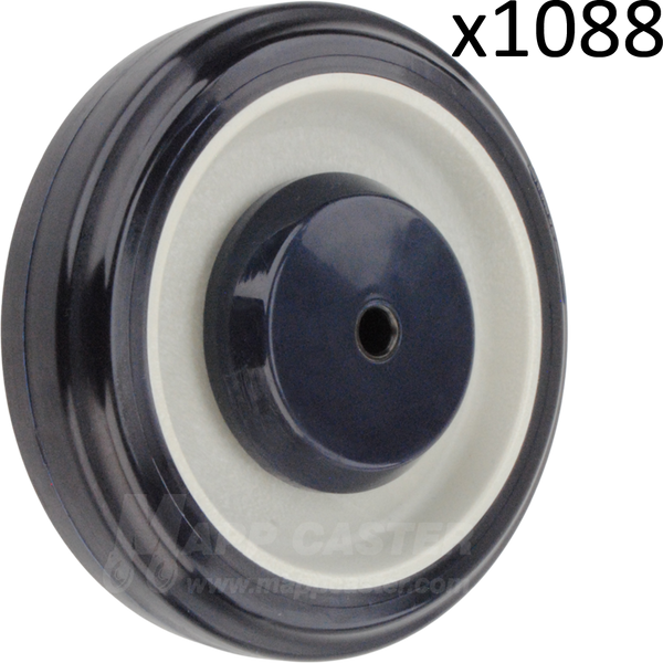 5" x 1-1/4" Shopping Cart Polyurethane Ball Bearing Wheel - Set of 1088 Wheels (Pallet)