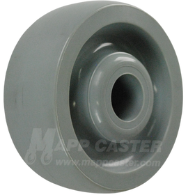 5" x 2" Grey Solid Polyurethane Caster Wheel Wheel - 800 Lbs Capacity