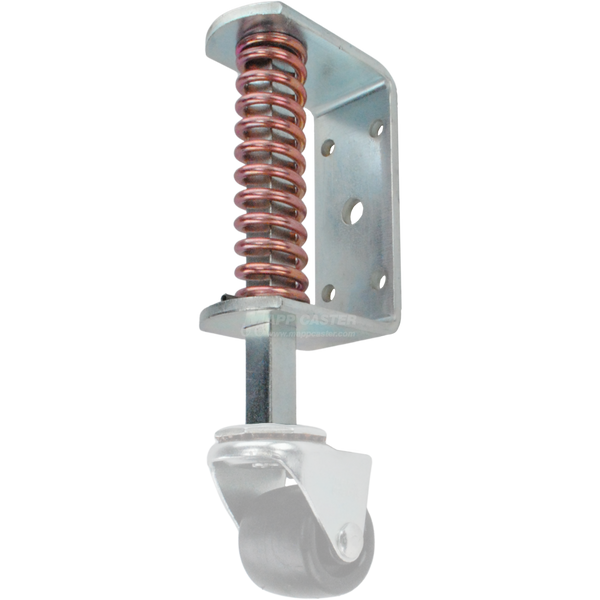 Spring Loaded Gate Caster (Bracket Only) (USA Made) - Part # 5882