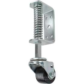 Spring Loaded Gate Caster Bracket with 2-1/2" x 1-5/8" Plastic Wheel - Part # 5182-M350005