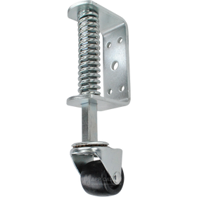 Spring Loaded Gate Caster Bracket with 2" x 1-3/4" Plastic Wheel - Part # 5182-M350007