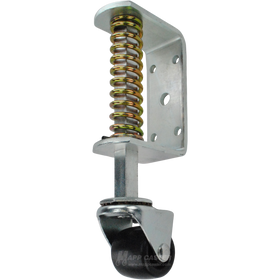 Spring Loaded Gate Caster Bracket with 2" x 1-3/4" Plastic Wheel - Part # 5582-M350007