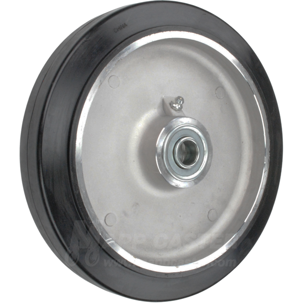 8" x 1-5/8" Rubber on Aluminun Hand Truck & General Industrial Wheel with 2" Centered Hub