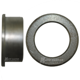 Set of Two 1" ID, 1-3/8" OD Steel Bushings for Hand Truck & Industrial Wheels