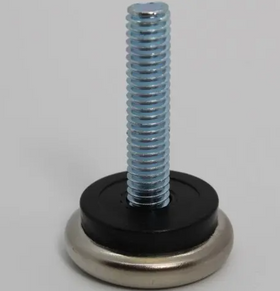 Metal base glide with 1-1/2" stem