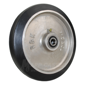 10" x 2" Rubber on Aluminum Core Wheel - 700 Lbs Capacity