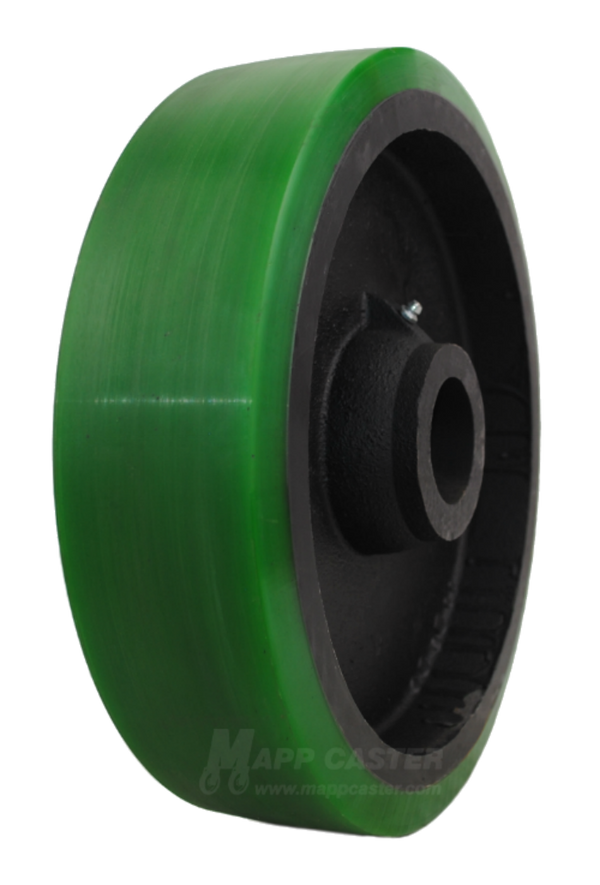 12" x 3" EX Polyurethane on Iron Core Wheel 5,000 Lbs Capacity Mapp