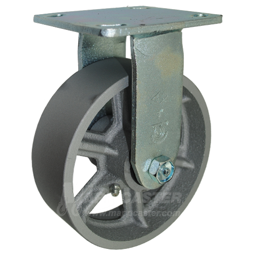 6" x 2"  Heavy Duty Steel Toolbox & Gangbox Casters, 5000 lbs Total Capacity