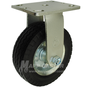6" x 2" Ever-Roll (Flat Free) Rigid Caster - 150 Lbs Capacity