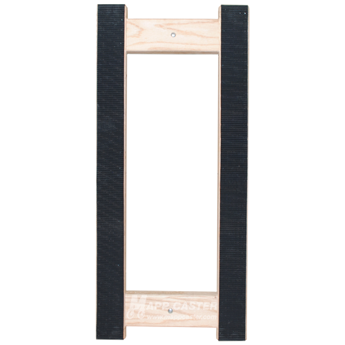 18" x 40" H-Dolly with 3" TPR Rubber Wheel Casters - 1,000 Lbs Capacity