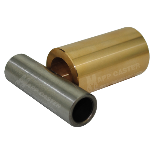 One Piece Tin/Brass Bushing for 2" Wide Casters - 1,300˚F 