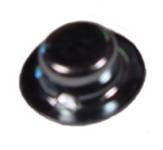 steel push cap for 1/2 inch axles, carts & material handling equipment