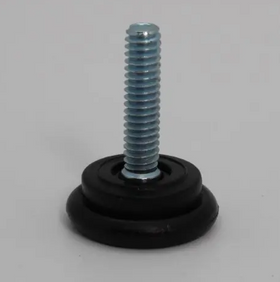 1-1/2" long threaded stem rubber furniture glide