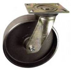 210HS17 - 10" x 2-1/2" Ductile Steel Wheel HS Swivel Caster