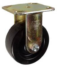 5" x 2" Phenolic Wheel AR Rigid Caster - 1,000 Lbs Capacity