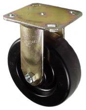 6" x 2" Phenolic Wheel AR Rigid Caster - 1,200 Lbs Capacity