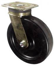 8" x 2" Phenolic Wheel AS Swivel Caster - 1,250 Lbs Capacity