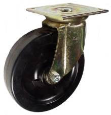 8" x 2" Phenolic Wheel ES Swivel Caster - 1,400 Lbs Capacity