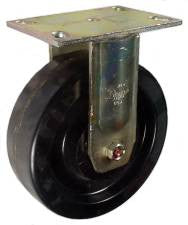 8" x 2-1/2" Phenolic Wheel HR Rigid Caster  - 1,800 Lbs Capacity