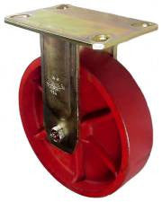 8" x 2" Ductile Steel Wheel OR Rigid Caster - Part# 28OR17
