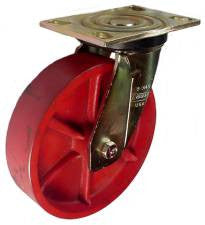 8" x 2" Ductile Steel Wheel OS Swivel Caster - Part# 28OS17