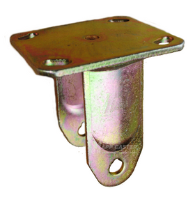 5" x 2" Rigid Caster Rig with 4" x 4-1/2" Top Plate - Part # 2RHA5AR