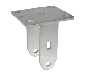 6" x 2" Rigid Caster Rig with 4" x 4-1/2" Top Plate - Part # P5006200002