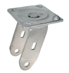 6" x 2" Swivel Caster Rig with 4" x 4-1/2" Top Plate - Part # 2RHA6SASZN