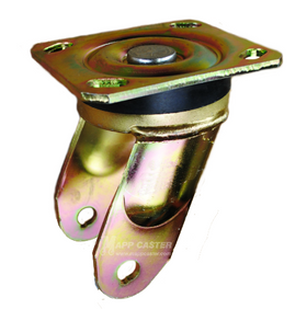 6" x 2" Swivel Caster Rig with 4" x 4-1/2" Top Plate - Part # 2RHA6AS