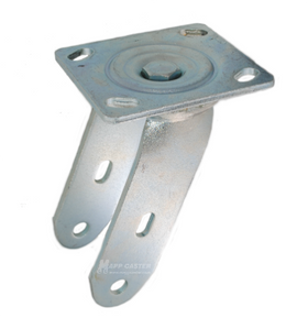 8" x 2" Swivel Caster Rig (146 Series) with 4" x 4-1/2" Top Plate - 1,250 Lbs Capacity