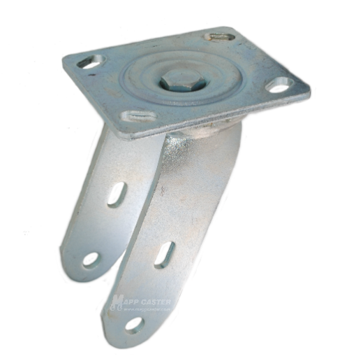 8" x 2" Swivel Caster Rig (146 Series) with 4" x 4-1/2" Top Plate - 1,250 Lbs Capacity