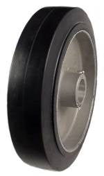 Rubber on Aluminum Wheels