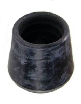 1" rubber tip for legs, canes, equipment, etc.